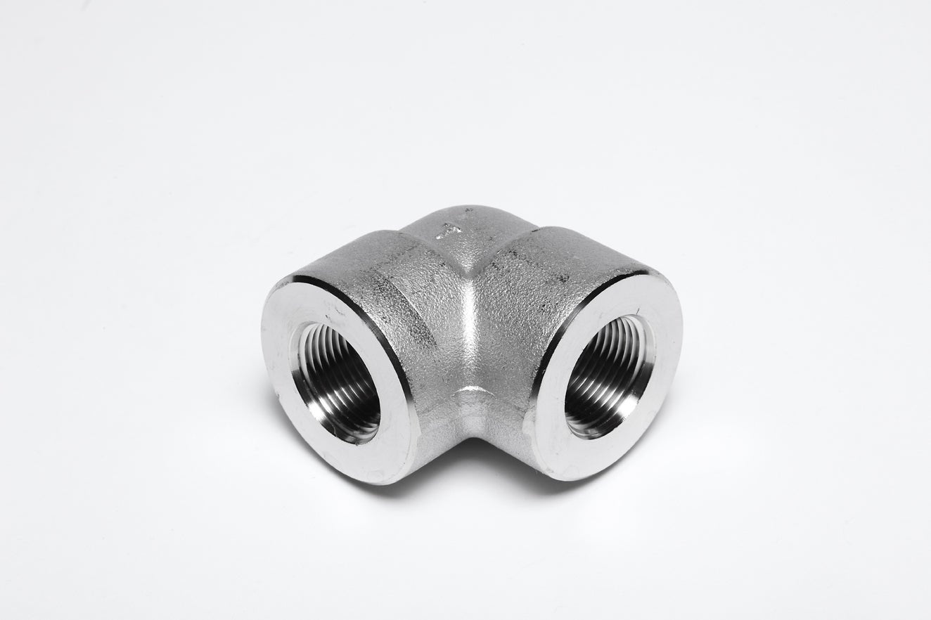 3/8" NPT FEMALE 90° ELBOW 3000LB CLASS - EL - 300 - 06 - Custom Fittings
