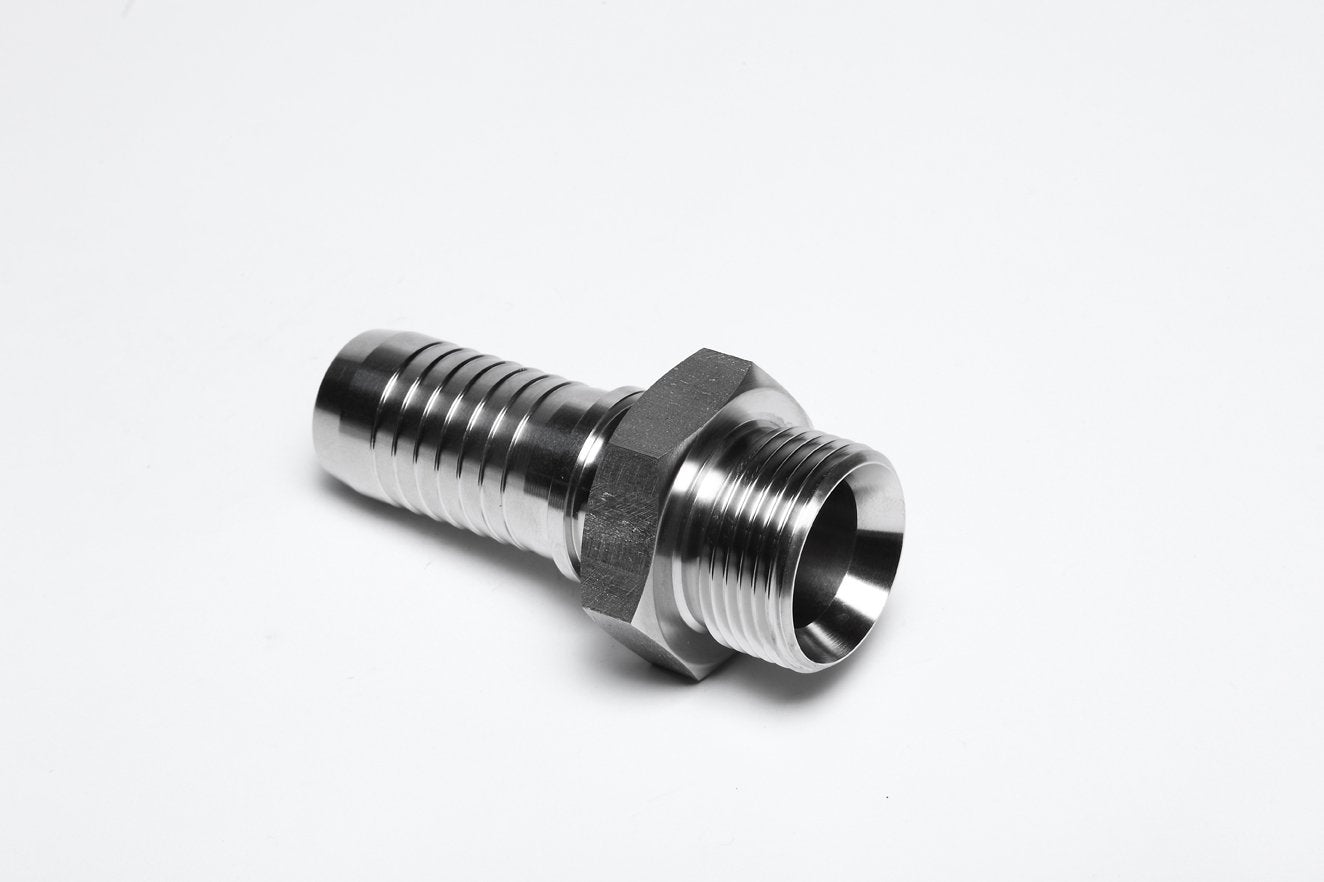 1.1/2" BSPP CONE SEAT HEX MALE x 1.1/2" HYDRAULIC HOSETAIL-MCS-250-24
