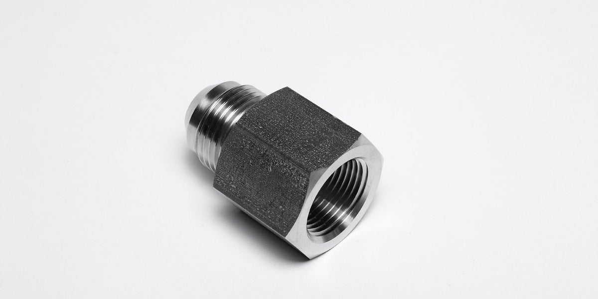 Adapter, #4 JIC Male to 1/4 NPT Male, Steel #67170S Adapter, #4 JIC Male to 1/4 NPT Male, Steel #67170S