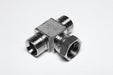 1/2" BSPP CONE SEAT SWIVEL FEMALE BRANCH TEE-TSB-200-08 - Custom Fittings