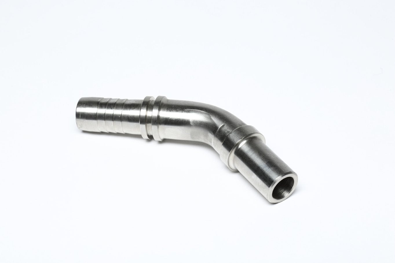 12mm OD METRIC STANDPIPE x 45° x 3/8" HYDRAULIC HOSETAIL-EFSPM-250-12-06 - Custom Fittings