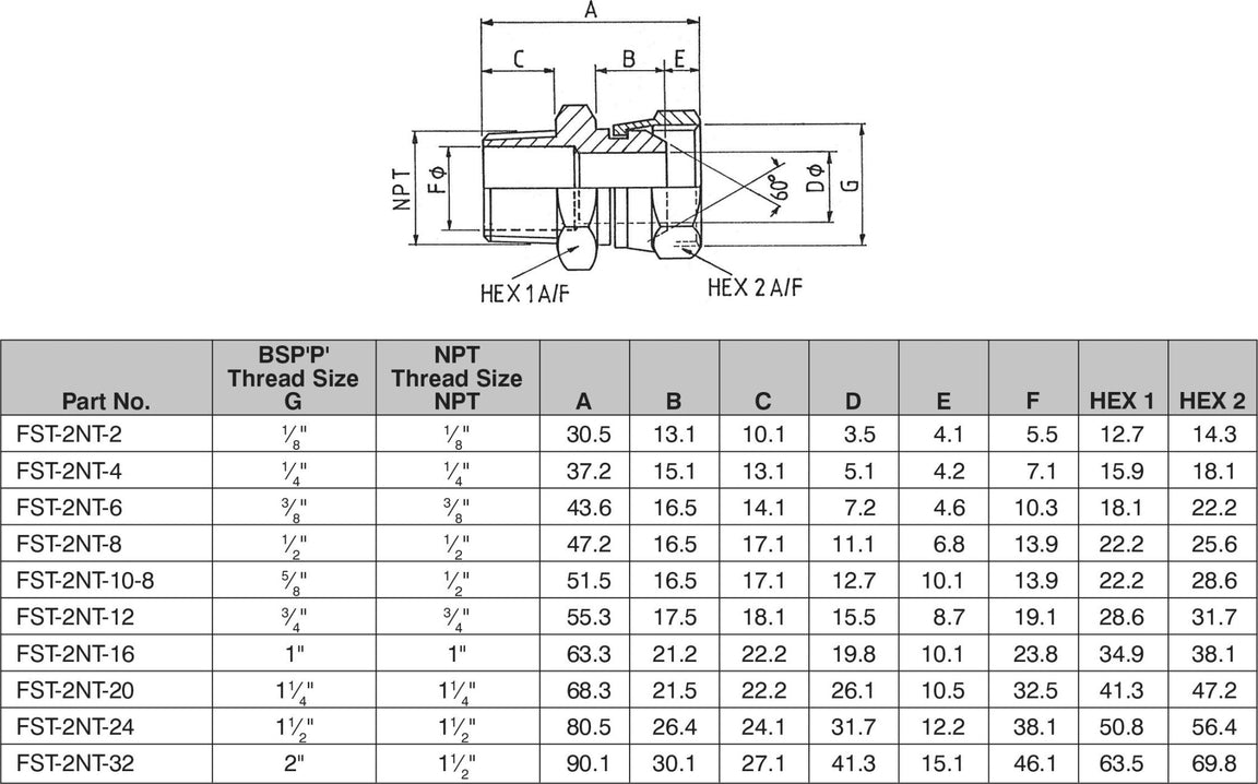 Male x Female Adaptors — Page 4 — Custom Fittings