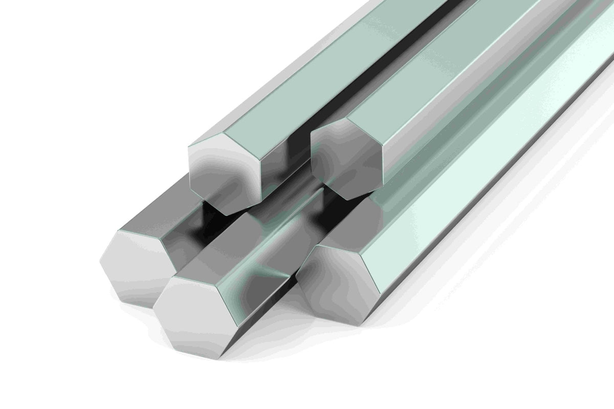 MHUI Stainless Steel Rod Hexagon Rod Bar for Craft 304 Stainless Steel Solid 19