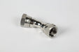 1/8" BSP (CS) SWIVEL FEMALE/SWIVEL FEMALE SWEPT 45 DEGREE ELBOW (WELDED) - ESFF-200-02-FAB - Custom Fittings