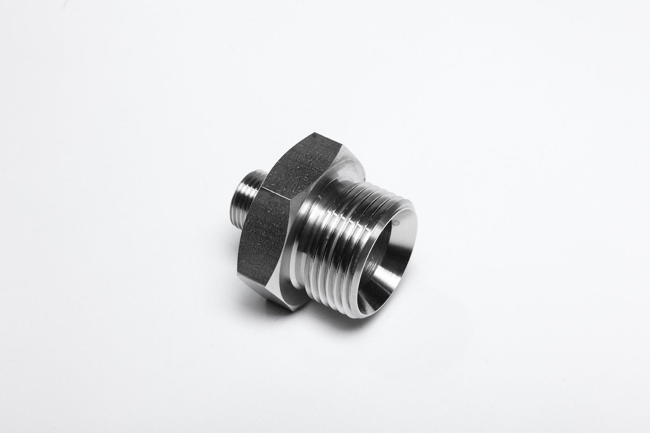 3/4" x 5/8" BSPP CONE SEAT MALE / MALE ADAPTOR-AR-200-12-10 - Custom Fittings