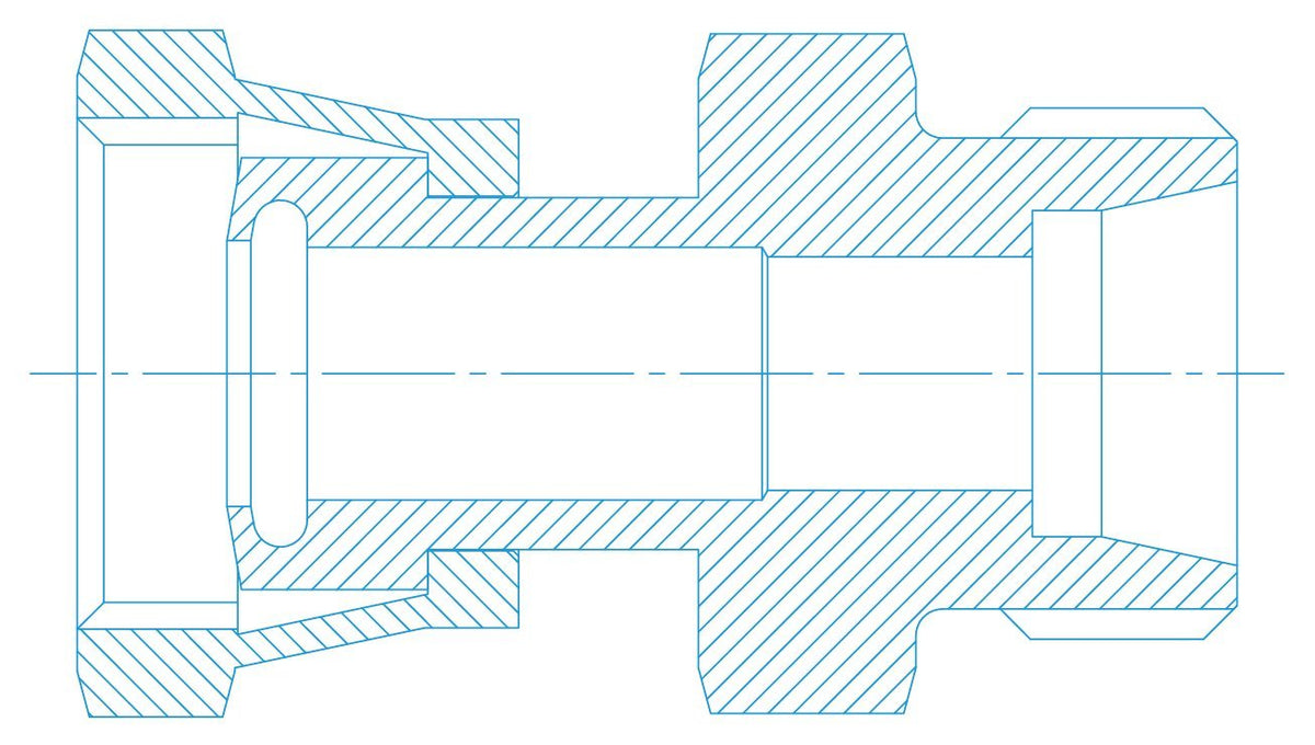 BEAM SEAL SWIVEL x METRIC MALE (S) ADAPTOR | FSMS-9M-S — Custom Fittings