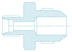 FLARELESS MALE x FLARED MALE, EQUAL & REDUCER | UJ-800 - Custom Fittings