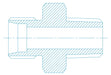 FLARELESS MALE x NPT MALE, EQUAL & REDUCER | UCT-8NT - Custom Fittings