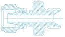 FLARELESS SWIVEL x BSP (CONE SEAT) MALE, EQUAL & REDUCER | FSC-8BP - Custom Fittings