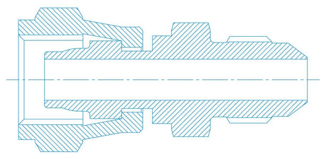 FLARELESS SWIVEL x FLARED MALE, EQUAL & REDUCER | FSJ-800 — Custom Fittings