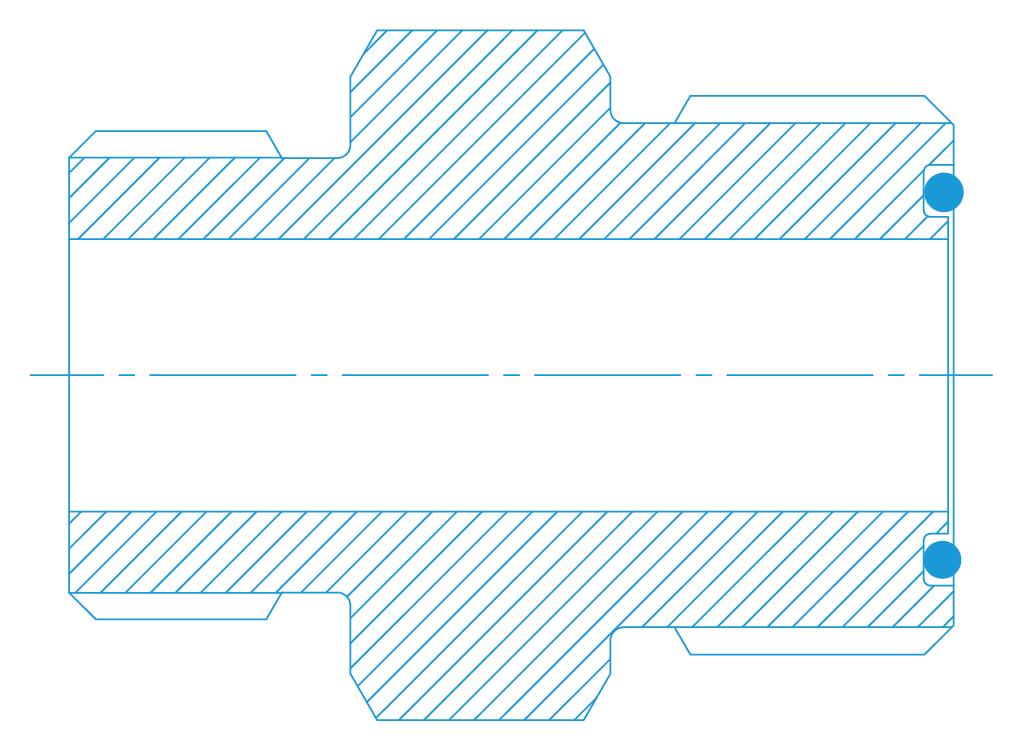 ORFS MALE x SAE (O-RING) MALE ADAPTOR | UCO-7SA — Custom Fittings